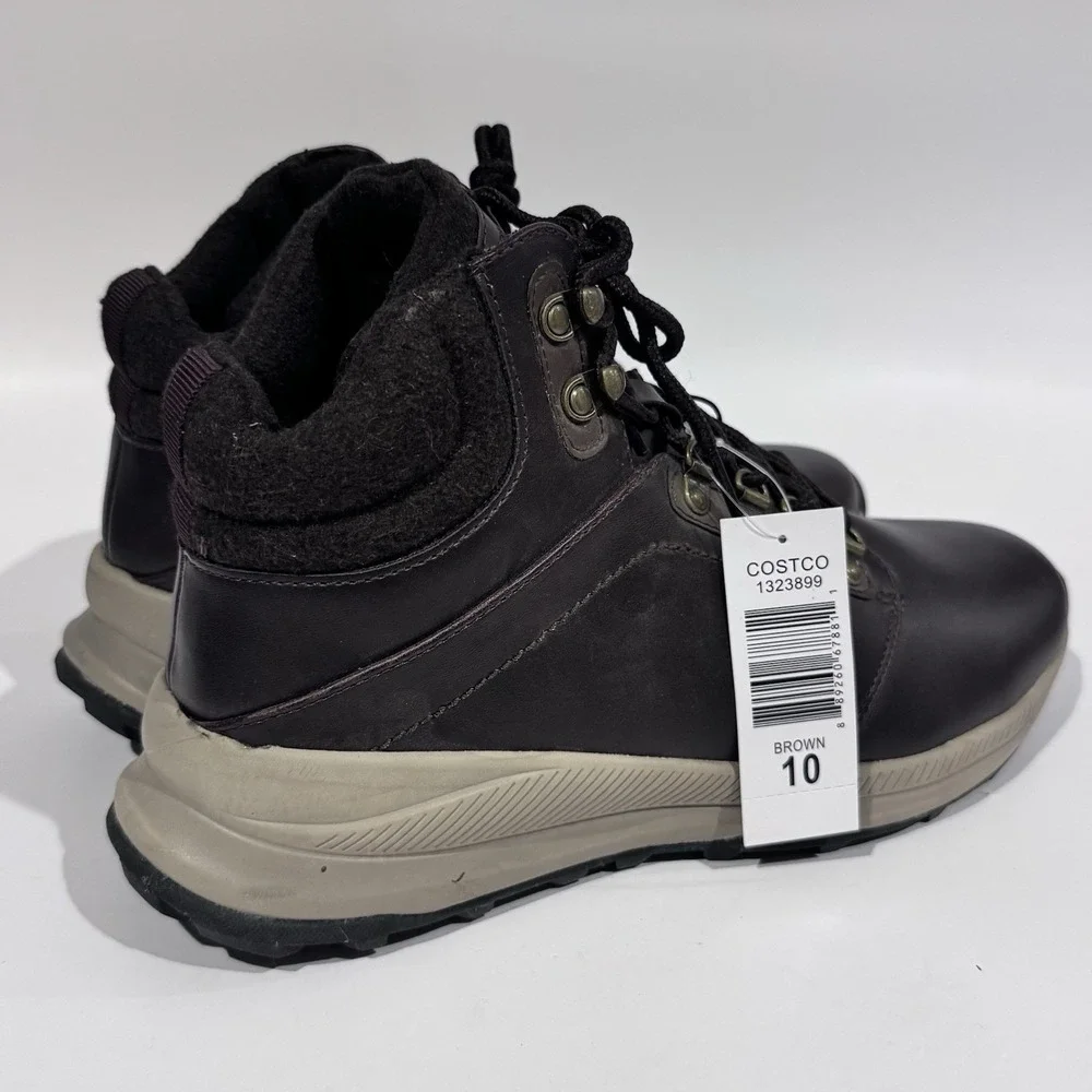 NEW Khombu Nick Leather Memory Foam Men's 10 Outdoor Hiker Work Boots |‎ 1323899